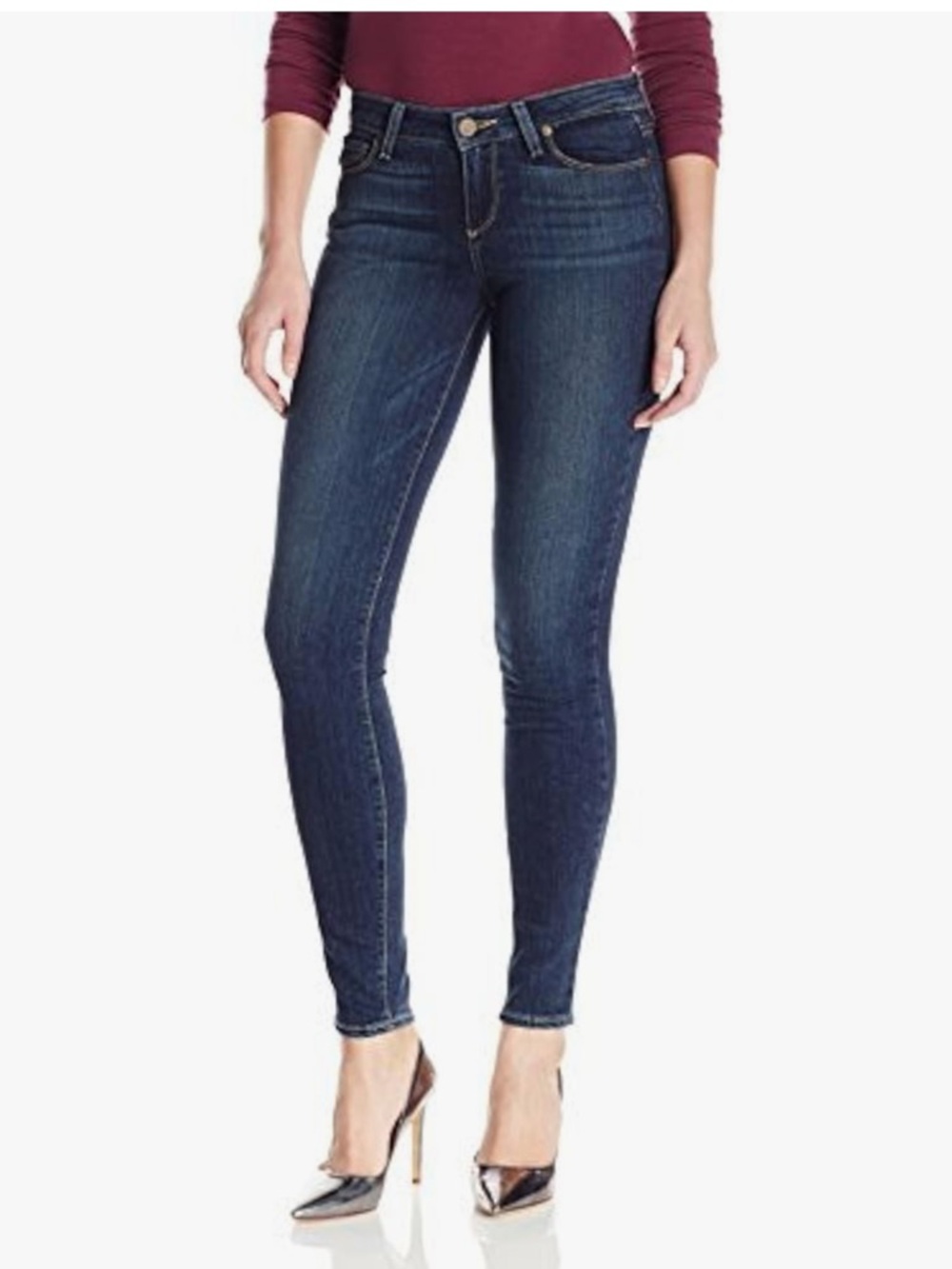 PAIGE Women’s Dark Indigo Skinny Jeans
